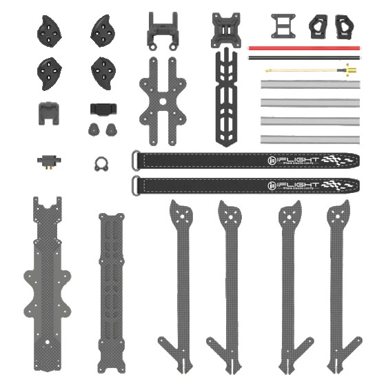 Hot Sales IFlight XL10 10 Inch Heavy Payload Frame Kit Compatible With O3 Air Unit/Vista HD System for Longrange Drones